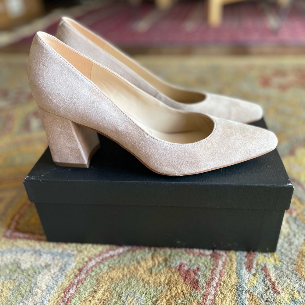 Marc Fisher Varla Block Heel Pump
